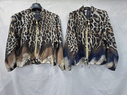Leopard Lightweight Bomber Jacket