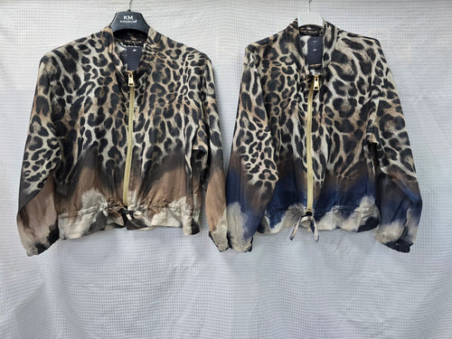 Leopard Lightweight Bomber Jacket