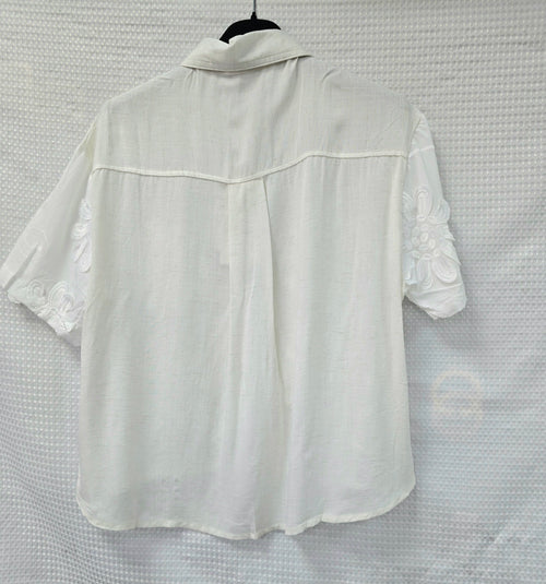 3D Daisy Cotton Shirt