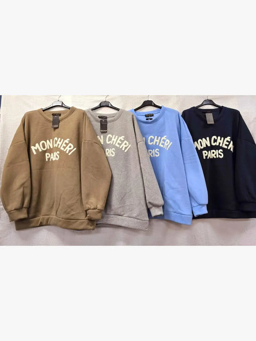 Mon Cheri Paris Cotton Sweat Top