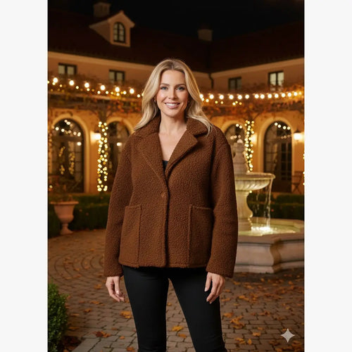 Teddy Boucle 2 Pocket Coat