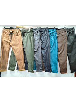 Leather Look PU Magic Trousers