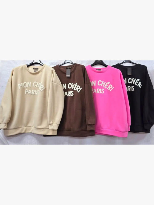 Mon Cheri Paris Cotton Sweat Top