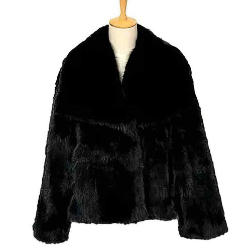 Big Collar Soft Touch Luxurious Faux Fur Coat