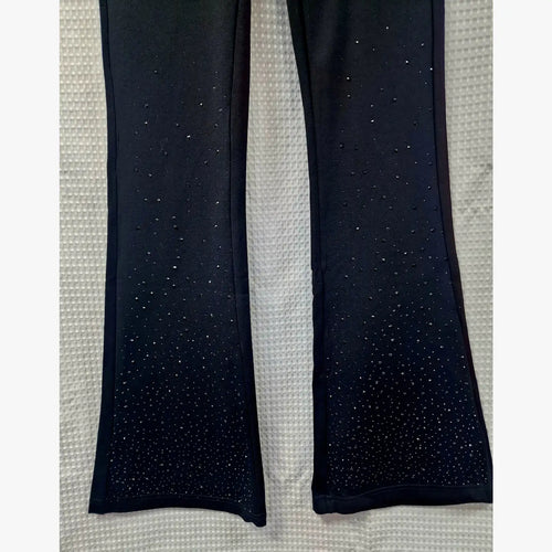 Bootcut Sparkle 2 Pocket Stretch Black Trousers