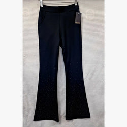 Bootcut Sparkle 2 Pocket Stretch Black Trousers