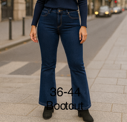 Dark Indigo Wash Plain Bootcut Voggo Jean