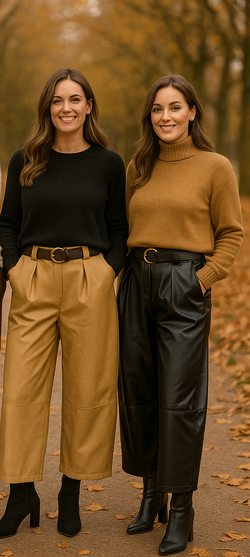 Barrell PU Leather look Trousers