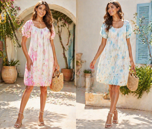 Jody Bubble Hem Midi Dress