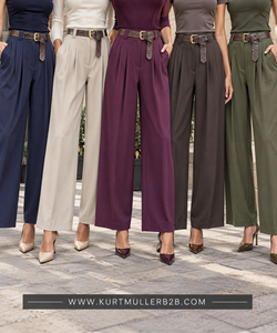 Wide Leg Brown Belted Zra Trousers