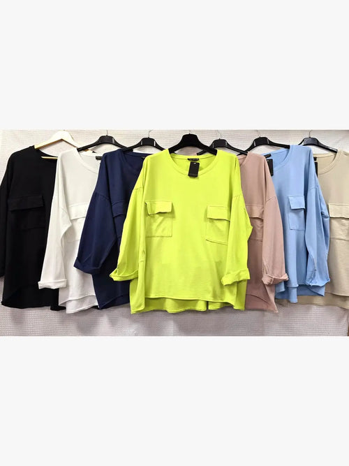 Cotton 2 Pocket Sweat Tunic