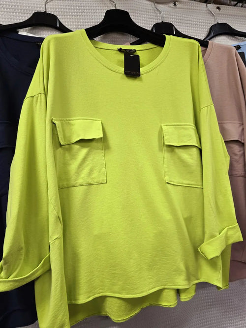 Cotton 2 Pocket Sweat Tunic