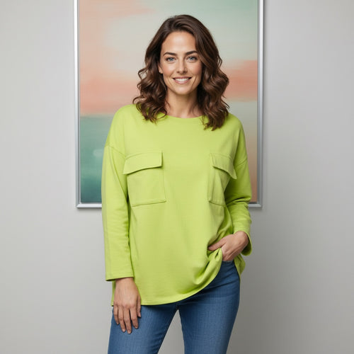 Cotton 2 Pocket Sweat Tunic