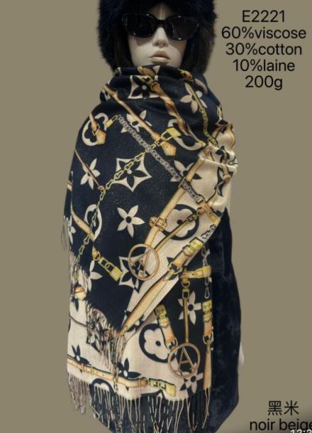 Inspired L.V Wool Blend Scarf