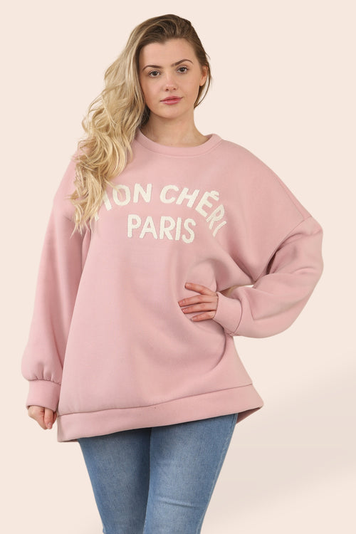 Mon Cheri Paris Cotton Sweat Top