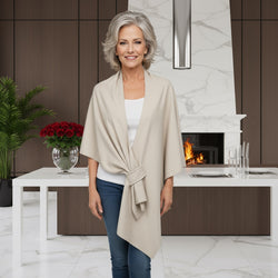 Knot Wrap Cape Poncho Style