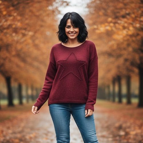Sasha Star  🌟 Alpaca Soft Touch Crew Knit Jumper