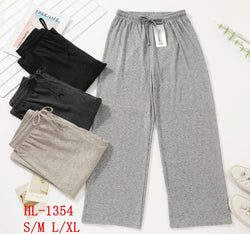 Soft Cashmere Touch Wide Leg Joggers