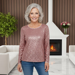 Sienna Sequin Sparkle ✨️ Long sleeve Blouse