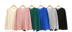 V Cable Front Soft Fine Knit Jumper