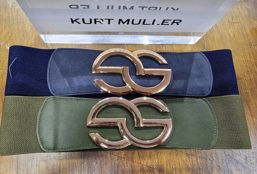 Large GG Elasticated Belt