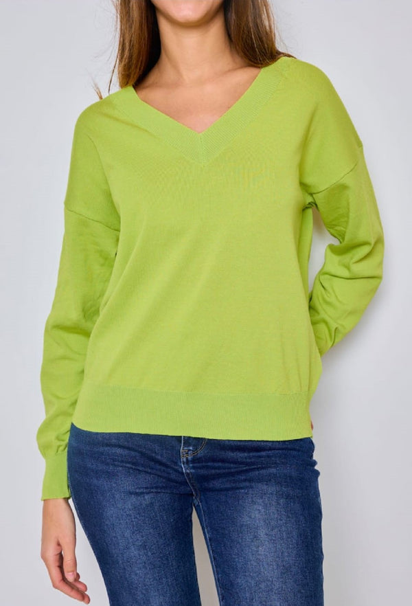 Classic Light Weight V Neck Knit