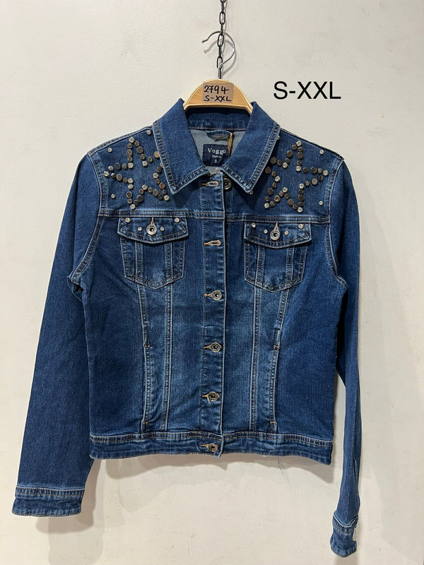 Crystal Star Voggo Washed Denim Cotton Stretch Jacket