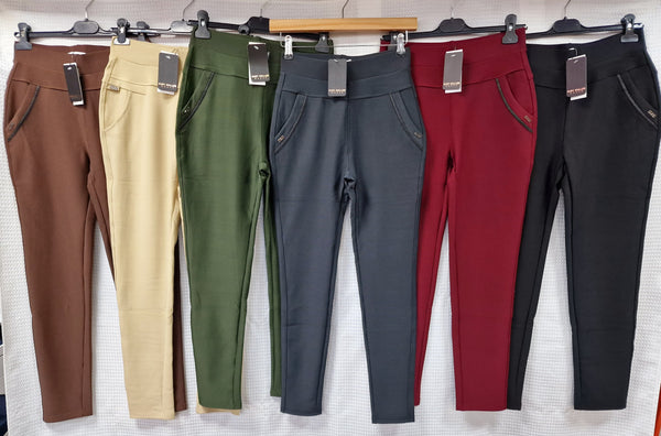 Stretch 2 Pocket Detail Trousers