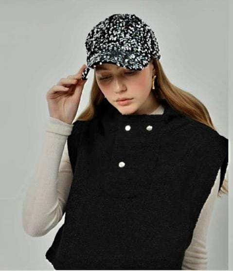 Sequined Baseball Cap Hat