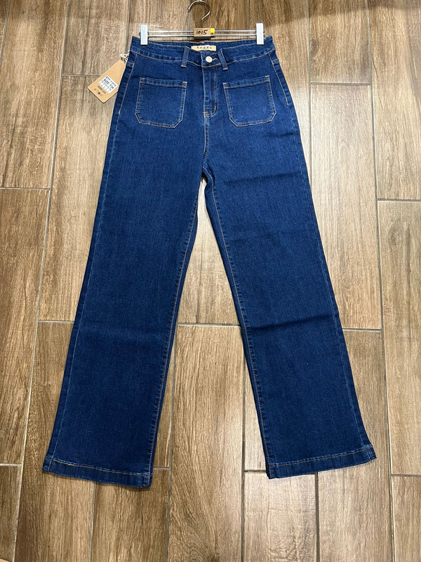 Wide Leg Two Front Pocket Voggo Jeans