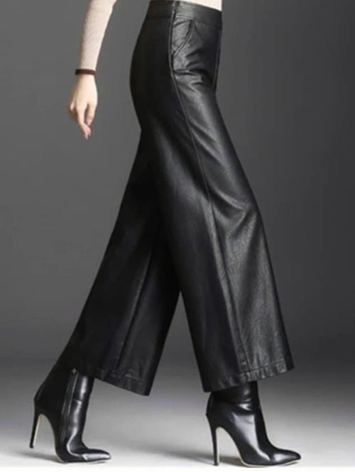 Plain Bootcut Trousers (Beige Only)