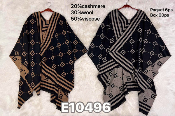 Cashmere Blend Designed Capes