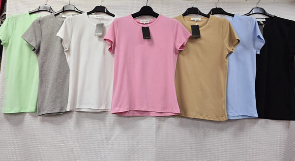 Basic Short Sleeve Cotton Tshirt