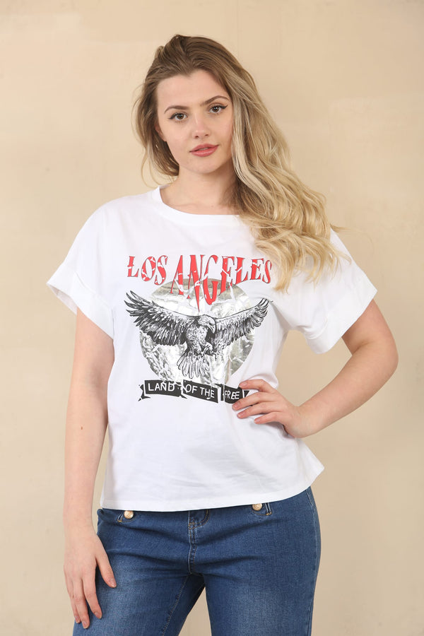 Vintage LA Cotton Top T-shirt