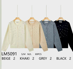 Crystal Embellished Knitted Cardigan