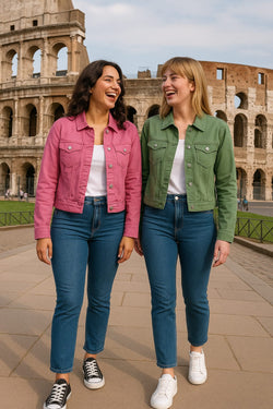 Kurt Muller GREEN BAY Washed Denim Cotton Stretch Jacket