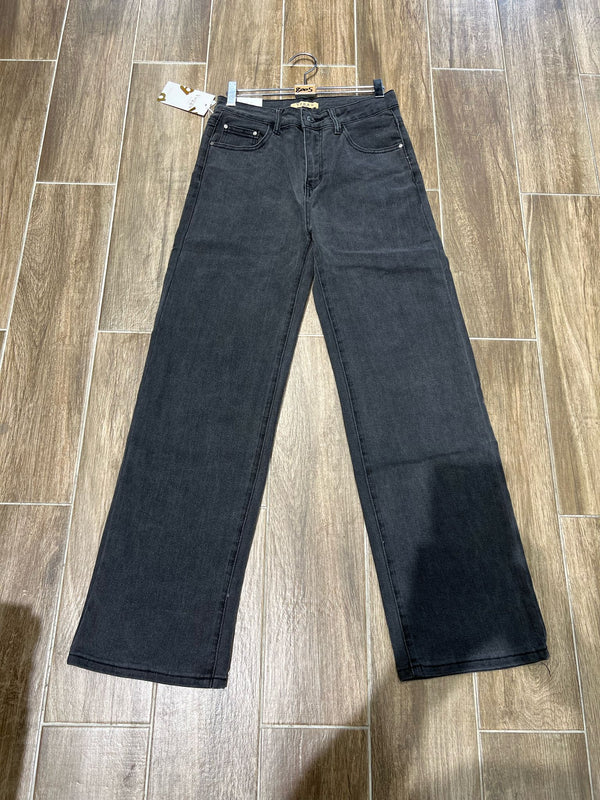 Dark Grey voggo wide leg jeans