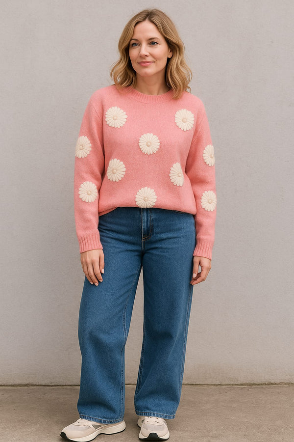 Gooseberry 3D Daisy Knit