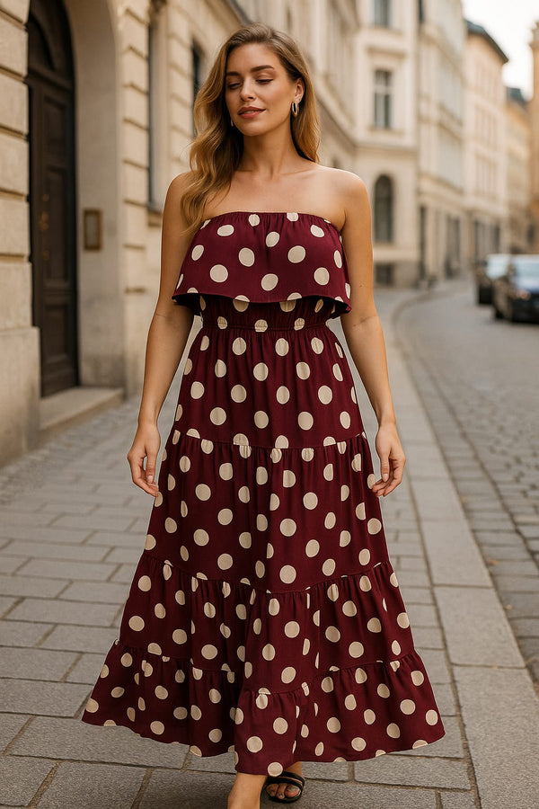 Bandeu Polka Dot Dress