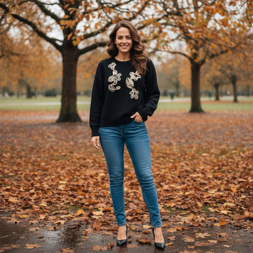 Cornelli Crew Neck Knit Jumper