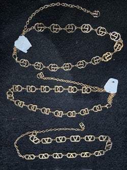 Gold Chain Inspired Belts