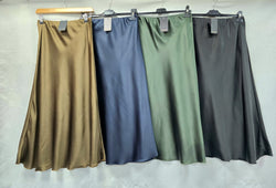 Satin Plain Skirt