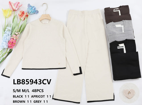 Contrast Trim Soft Touch Coord Set