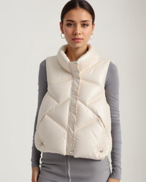 Quilted Shimmer 2 pocket Gilet