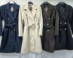 Gold Button Trench DB Coat
