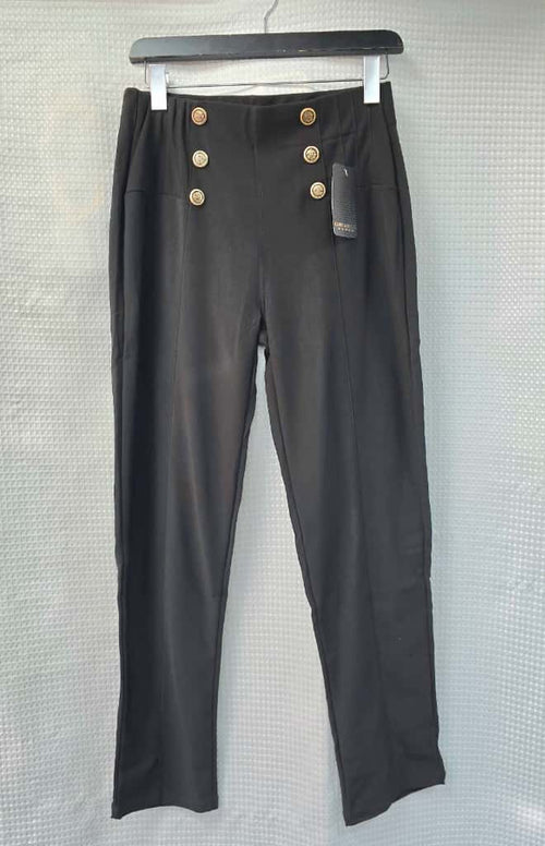 Gold Button Scuba Trousers