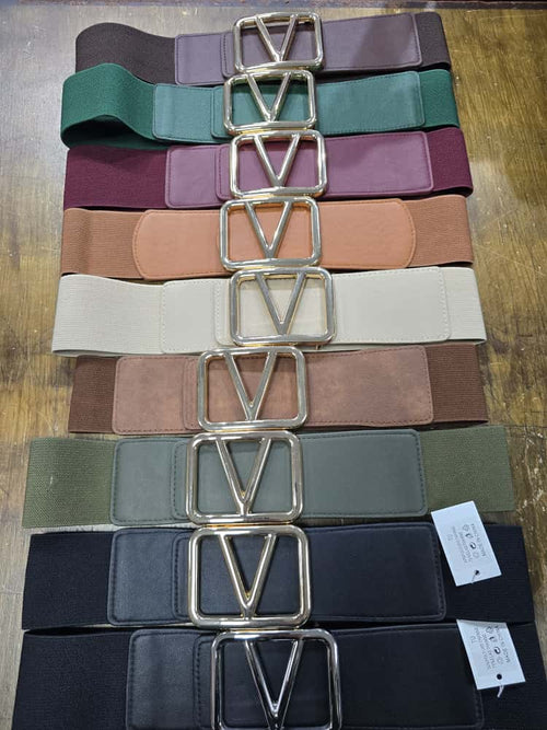 Valentino Inspired Stretch Belt