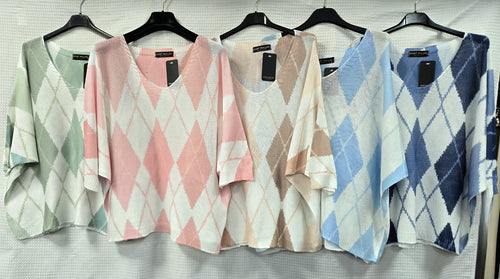 Diamond Print V Mesh Fine Knit