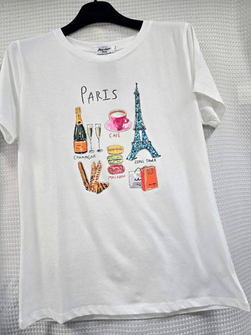 KM Embellished Cotton T-Shirts