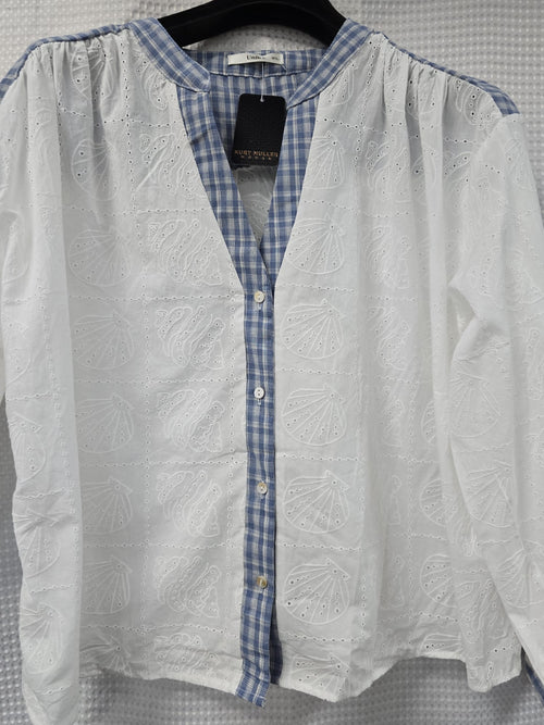 Denim Cotton Check Shirt